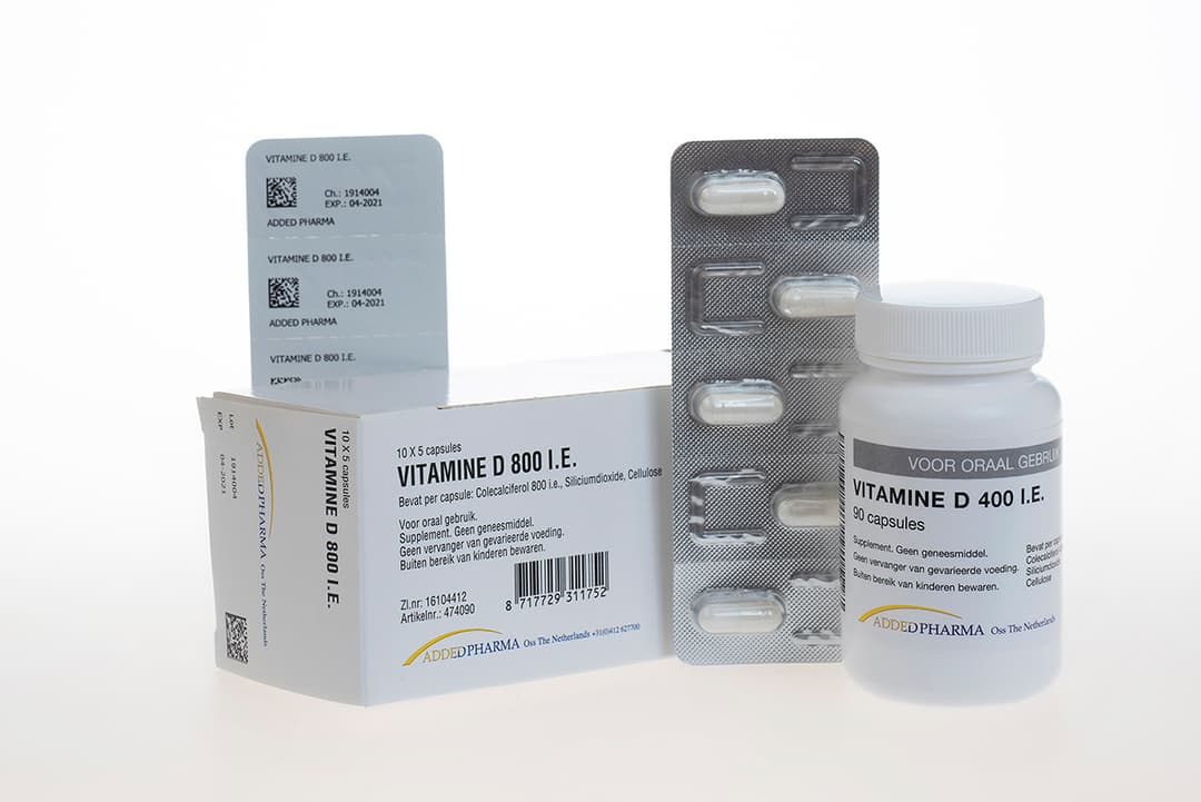 Added Pharma Vitamine D 400IE en 800IE